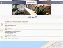 Tablet Screenshot of goldentulipmiedzyzdroje.com